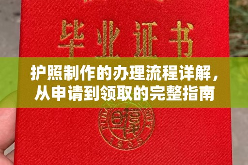 若尔盖护照制作的办理流程详解，从申请到领取的完整指南
